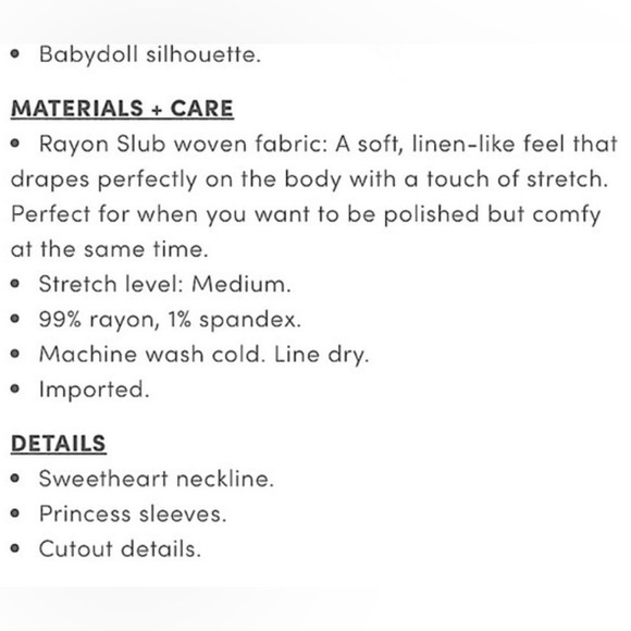 TORRID Babydoll‎ Rayon Slub With Side Cutouts Top NWT - Picture 5 of 6